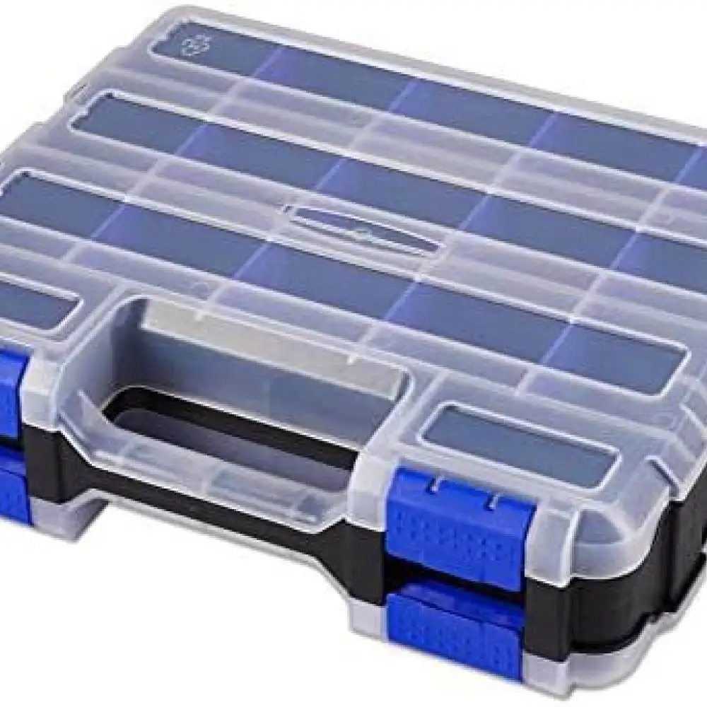 34 Grids Double Sided Storage Case Portable Plastic Hardware Organizer Removable Divider For Home Repair Jewelry Beads