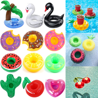 1Pcs Pool Party Party Decoration Pool Floaties Inflatable Cup Coasters Swimming Pool Float Inflatable Drink Holders Drink Floats