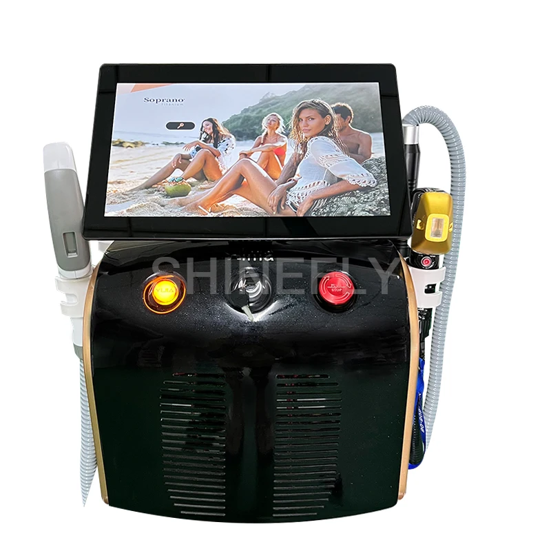 

4 in 1 diode laser hair remo multifunctional device laser picosecond pico body face machine