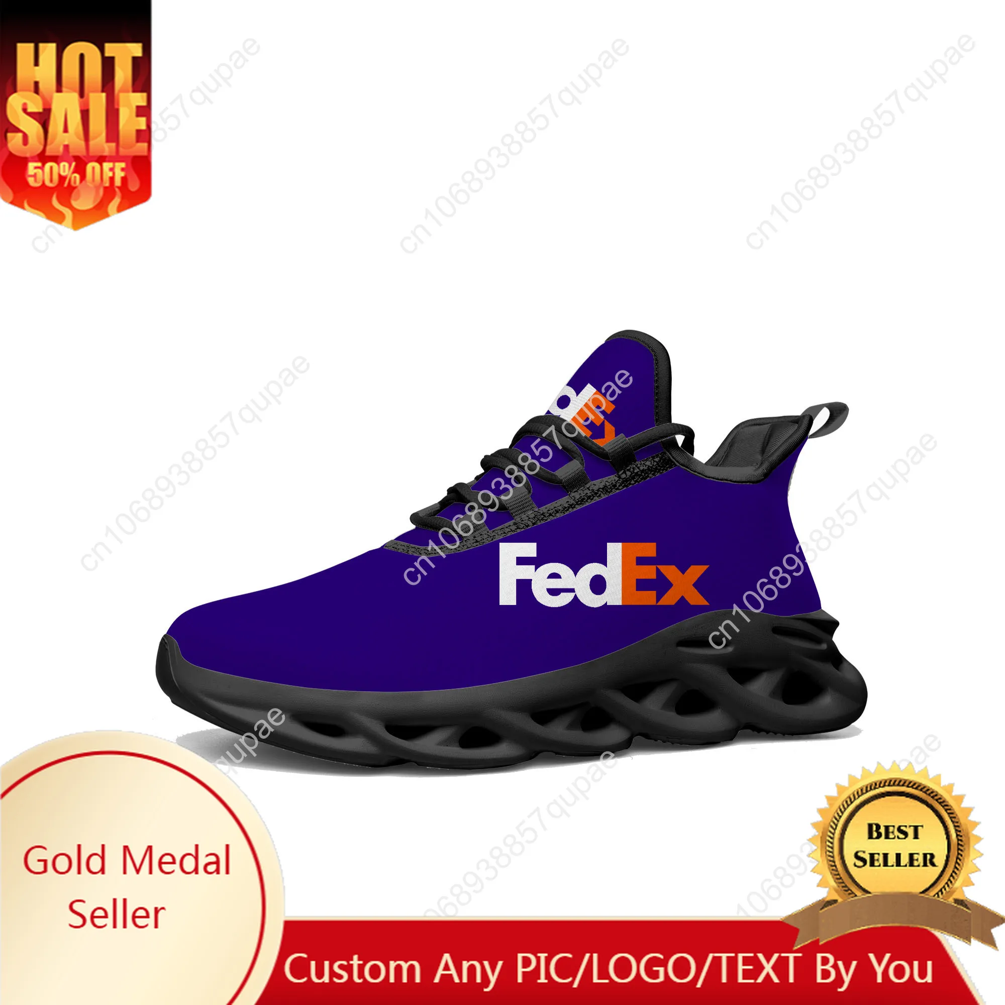 

FedEx Flats Sneakers Mens Womens Sports Shoes High Quality United States Courier Sneaker Lace Up Mesh Footwear custom made Shoe