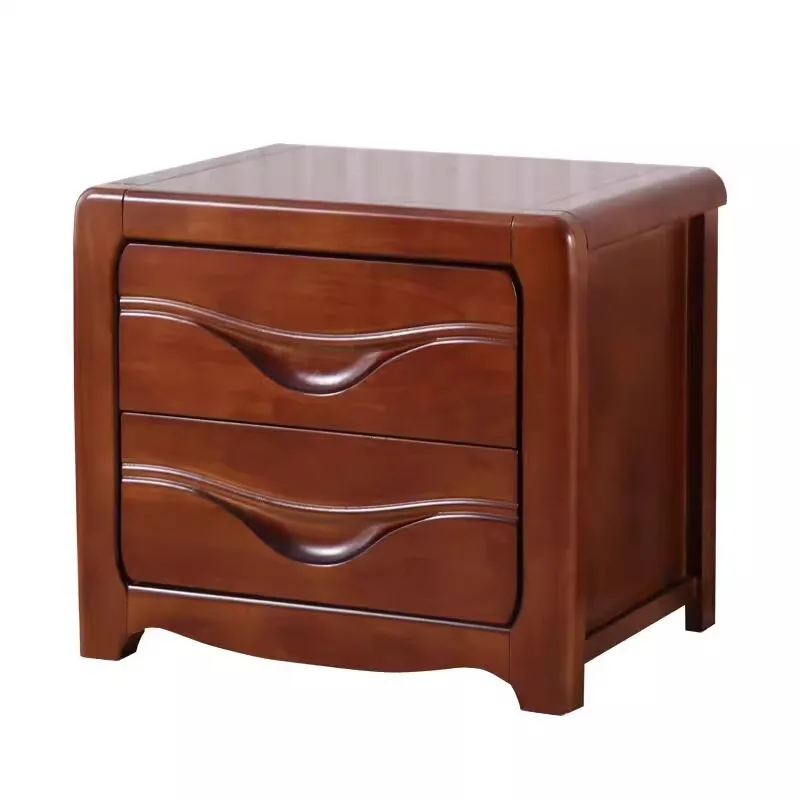 Bedside table Simple modern shelf Solid wood storage artifact Chinese small mini side cabinet Super narrow simple locker