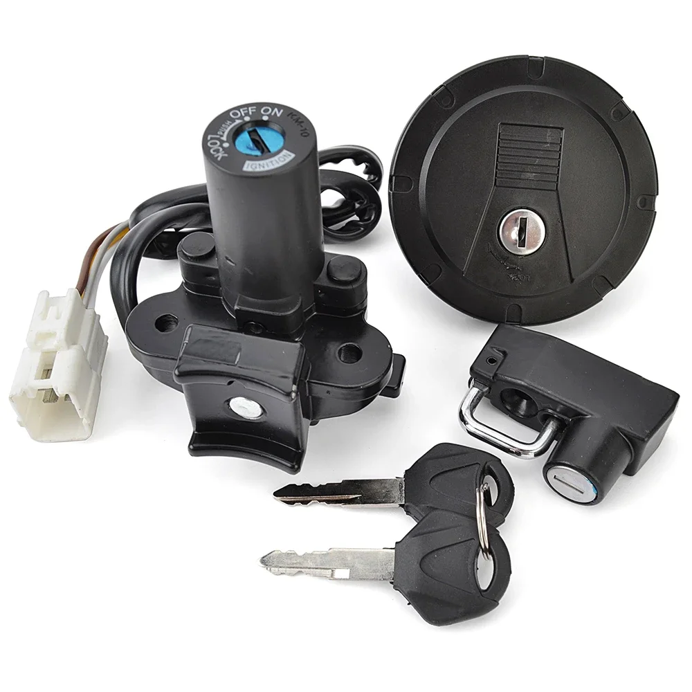 For Kawasaki KLX300 KLX300SM 2021 2022 2023 Fuel Cap Ignition Switch Seat Lock with Key Kit