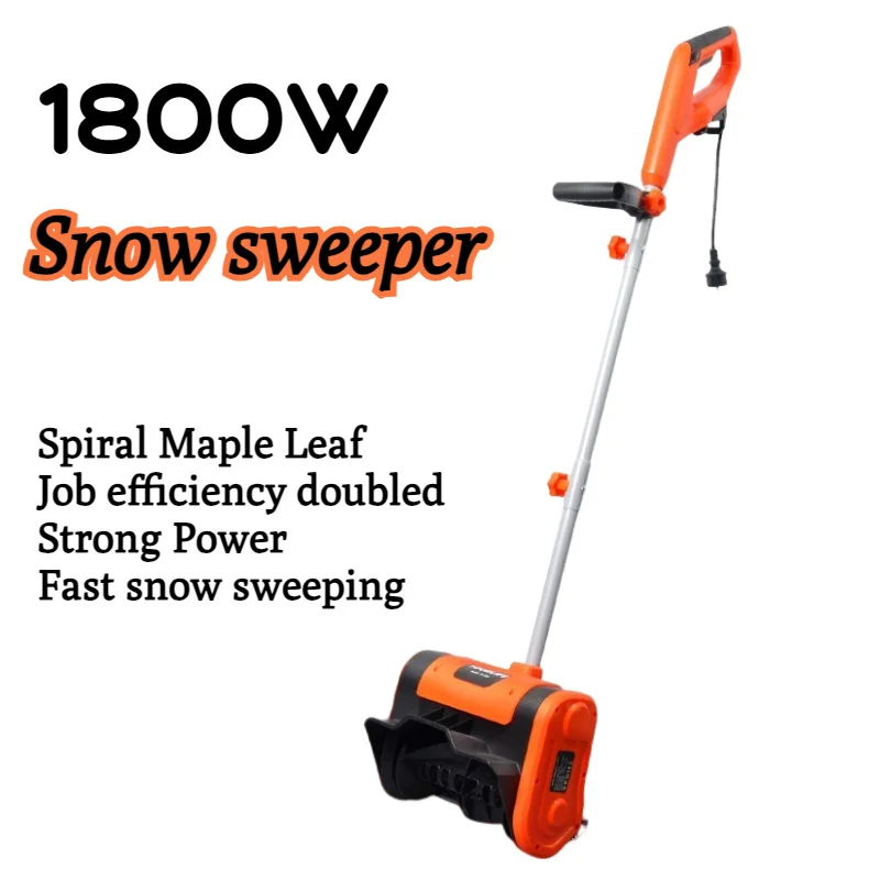 Household Hand Push Small Electric Snow Sweeper New Winter Electric Courtyard Street Special Tools Snowplow