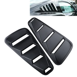 1 Pair 1/4 Quarter Side Window Louvers Scoop Cover Vent For Ford/Mustang 2005 2006 2007 2008 2009 2010 2011 2012 2013 2014