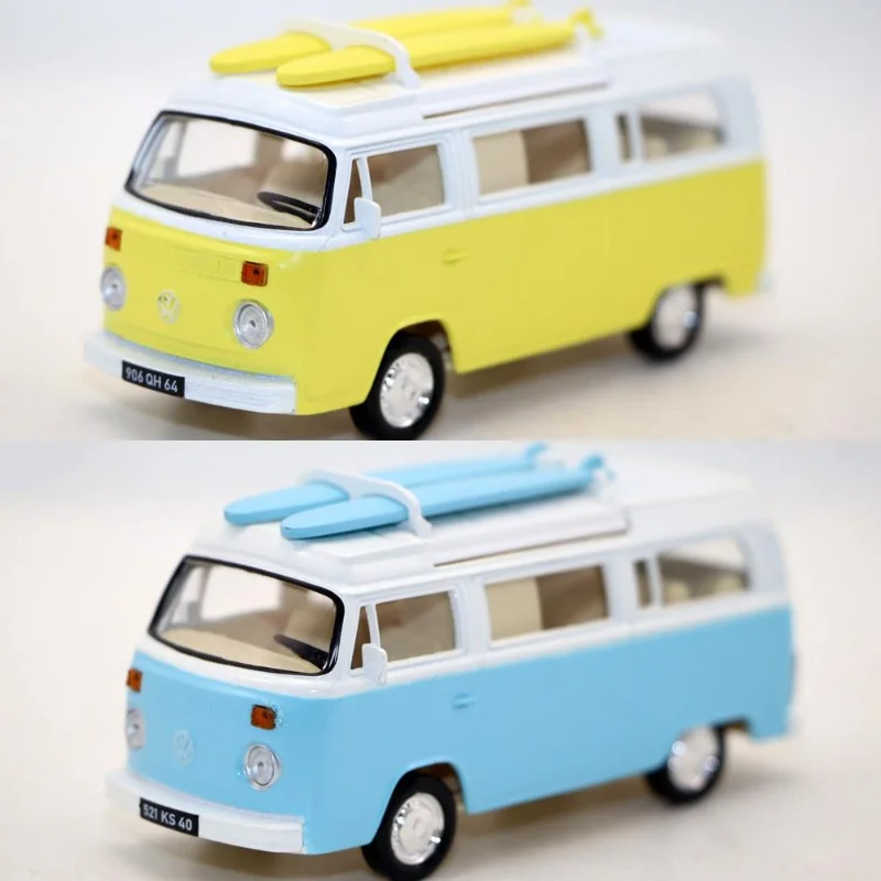 Modelo de Coche de Aleación a Escala 1:43 de Norev, Autobús VW T2 Combi