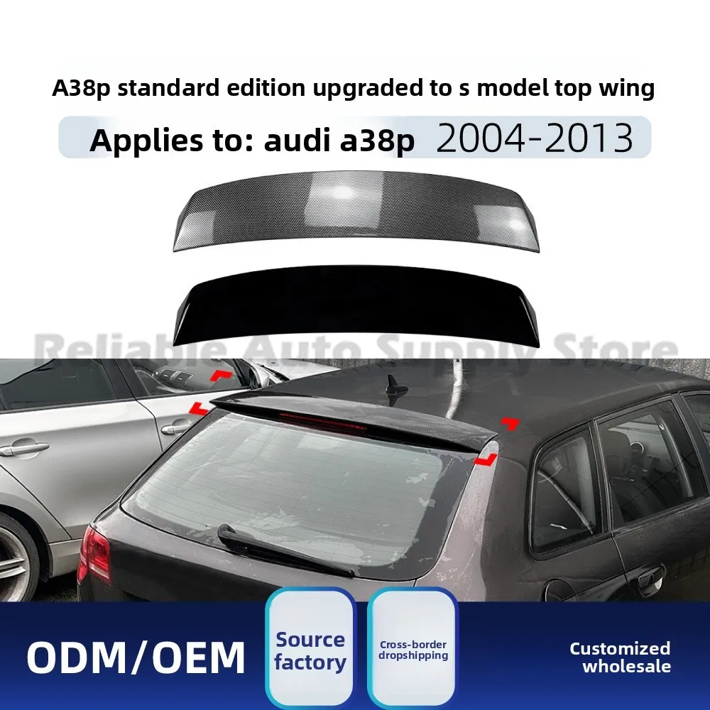 

For Audi A3 8P Five Door 2004 2013 Standard Version Upgrade S Model Top Spoiler Rear Wing Lip Diffuser Styling Kit High Quality