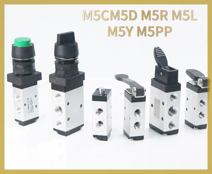 

M5B110-06 Mechanical Valve M5CM5D M5R M5L M5Y M5PP Pneumatic Manual Switch M5PF210-08