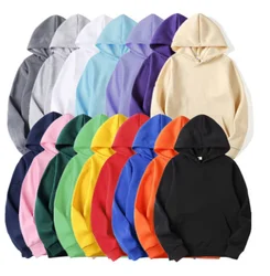 Sudaderas con capucha de moda para hombre y mujer, sudaderas con capucha informales para primavera, Otoño e Invierno, camisetas para hombre, Sudadera con capucha de Color sólido para hombre