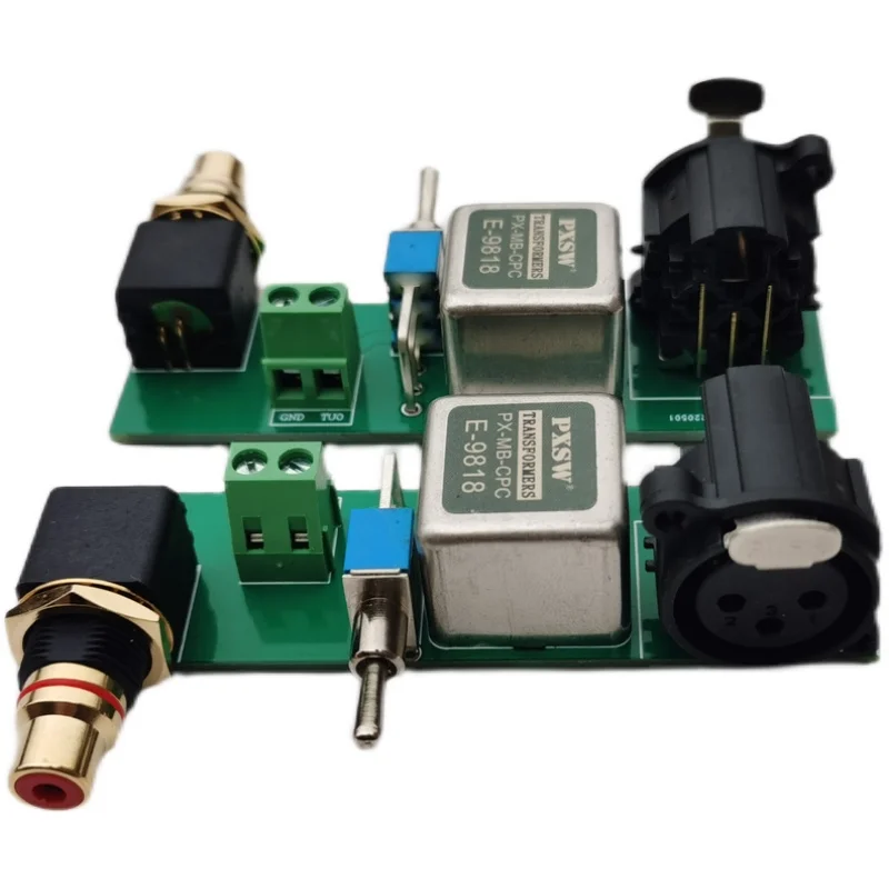 

Balanced to single-ended output cattle conversion board