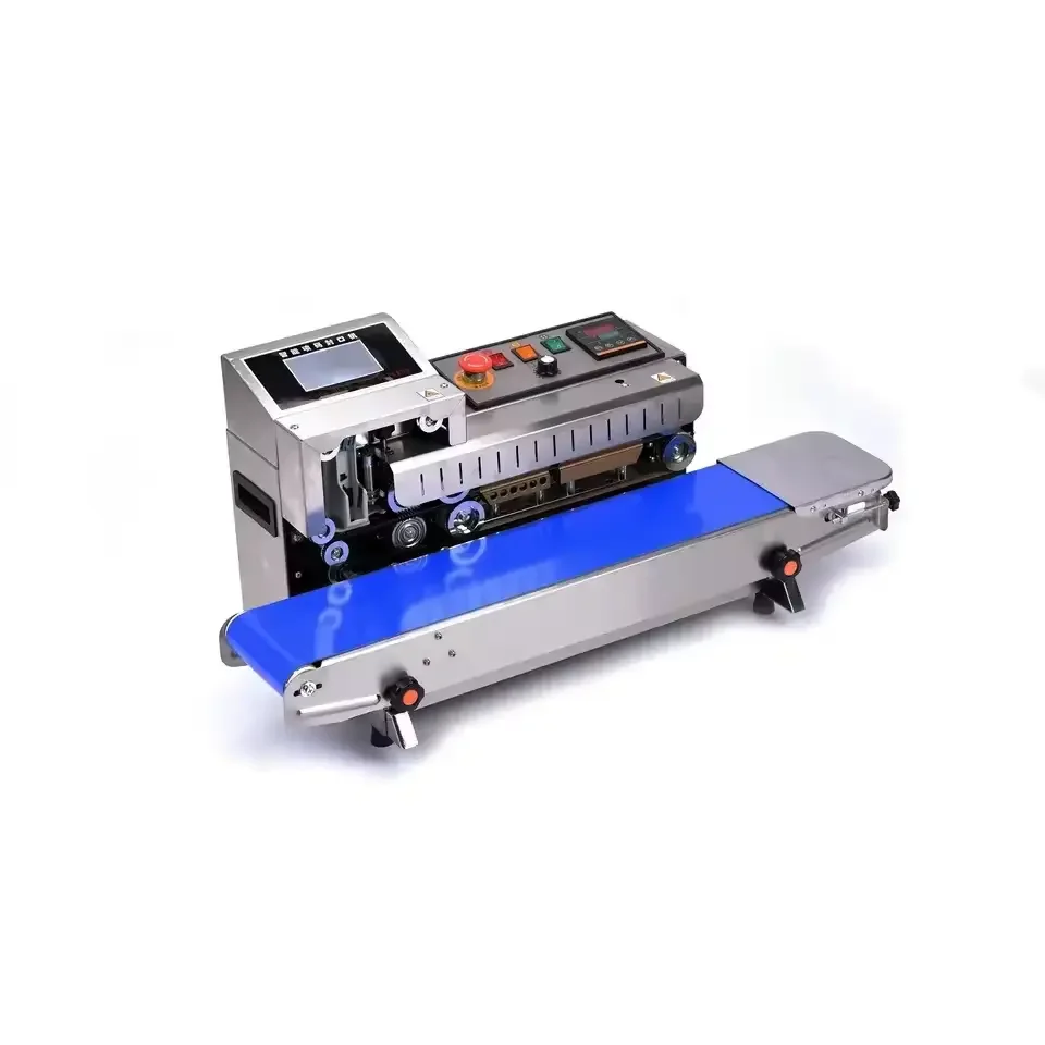 Yaomatec Fully Automatic Continuous Electronic Component Film Aluminum Foil Bag Steel Code Sealing Printing All-in-one Machine