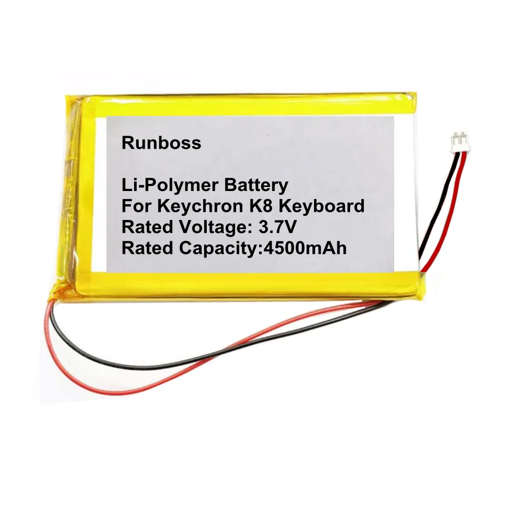 3.7V 4500mAh Wireless Mechanical Keyboard Battery 606090 for Keychron K8 Keyboard Battery