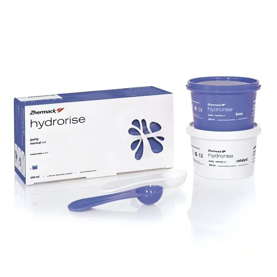 

Zhermack Hydrorise Putty Dental Addition Silicone Impression Material High Precision Heavy Body Hydrophilic Stomatology Supply
