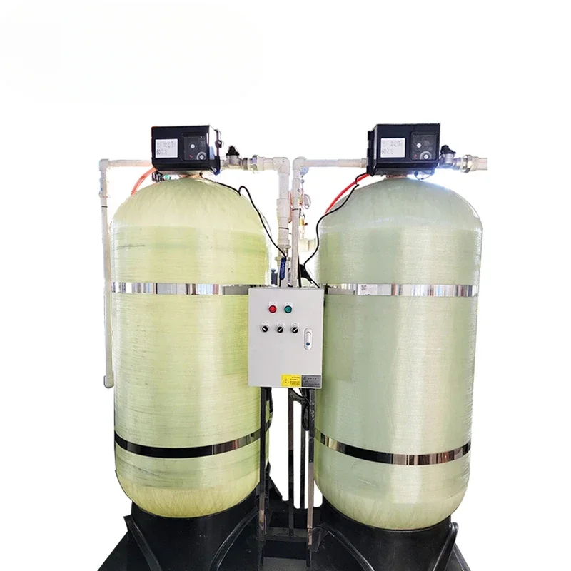 Stainless Steel Regenerated Ion Exchange Resin Water Removal Filter Magnetic Hard Water Softener System for Water Treatment