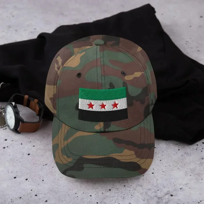 

Flag Of The Syrian Arab Republic Print Personalized Baseball Caps Hat, Trucker Hat For Men Women For Running Workouts Outdoor