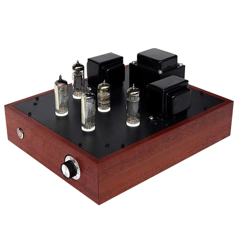 6N2 6P1 Single-ended Class A Vacuum Tube Amplifier 6E2 Cat's Eye Indication 2.0 3.5W Handmade Weld Tube Amplifier Audio