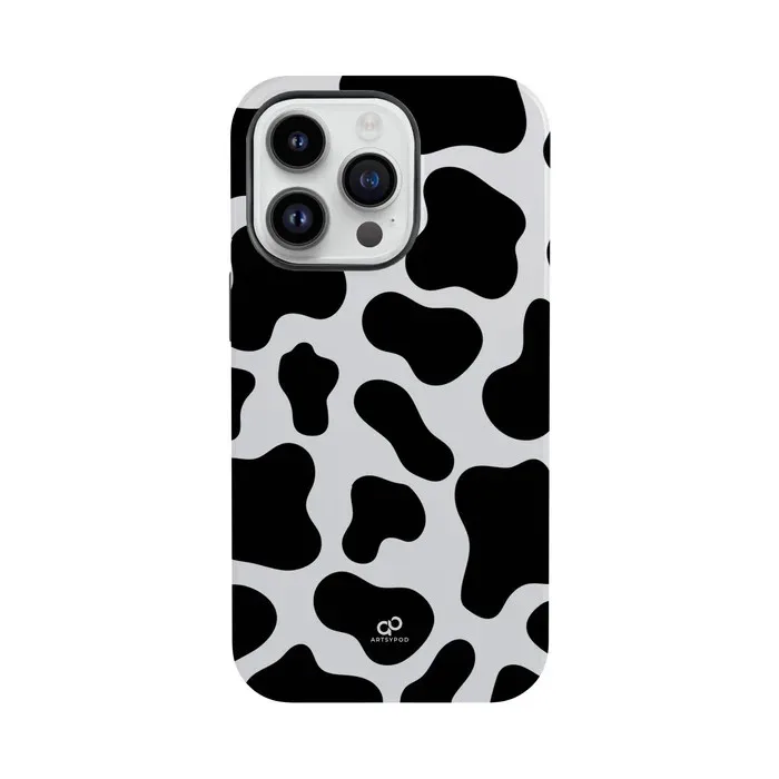 Clmj Polka Dot Handyhülle für Samsung Galaxy A56 A36 A26 S26 S25 S24 S23 S20FE Ultra Plus 4G 5G Luxuriöse Doppelschicht-Rückabdeckung – Detail 2
