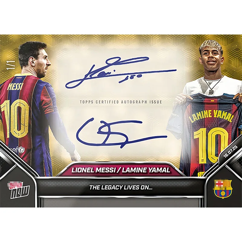 Panini Basketball Star Player Card Lamine Yamal Lionel Messi Biglietto da collezione Fan Regalo di compleanno di Natale Giocattolo per bambini