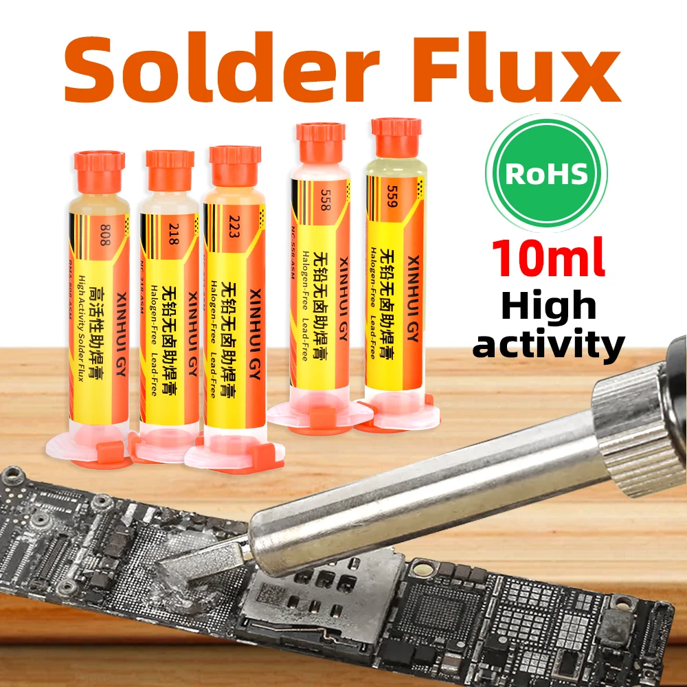 Solder paste  Needle tube rosin lead-free no wash for soldering oil disassembly and assembly needle tube flux