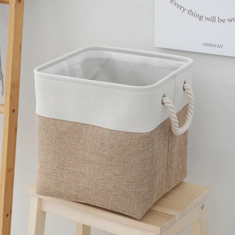 Home Supplies Sundries Sorting Basket Folding Linen Organizer Box Underwear Socks Baby Toys Storage Basket