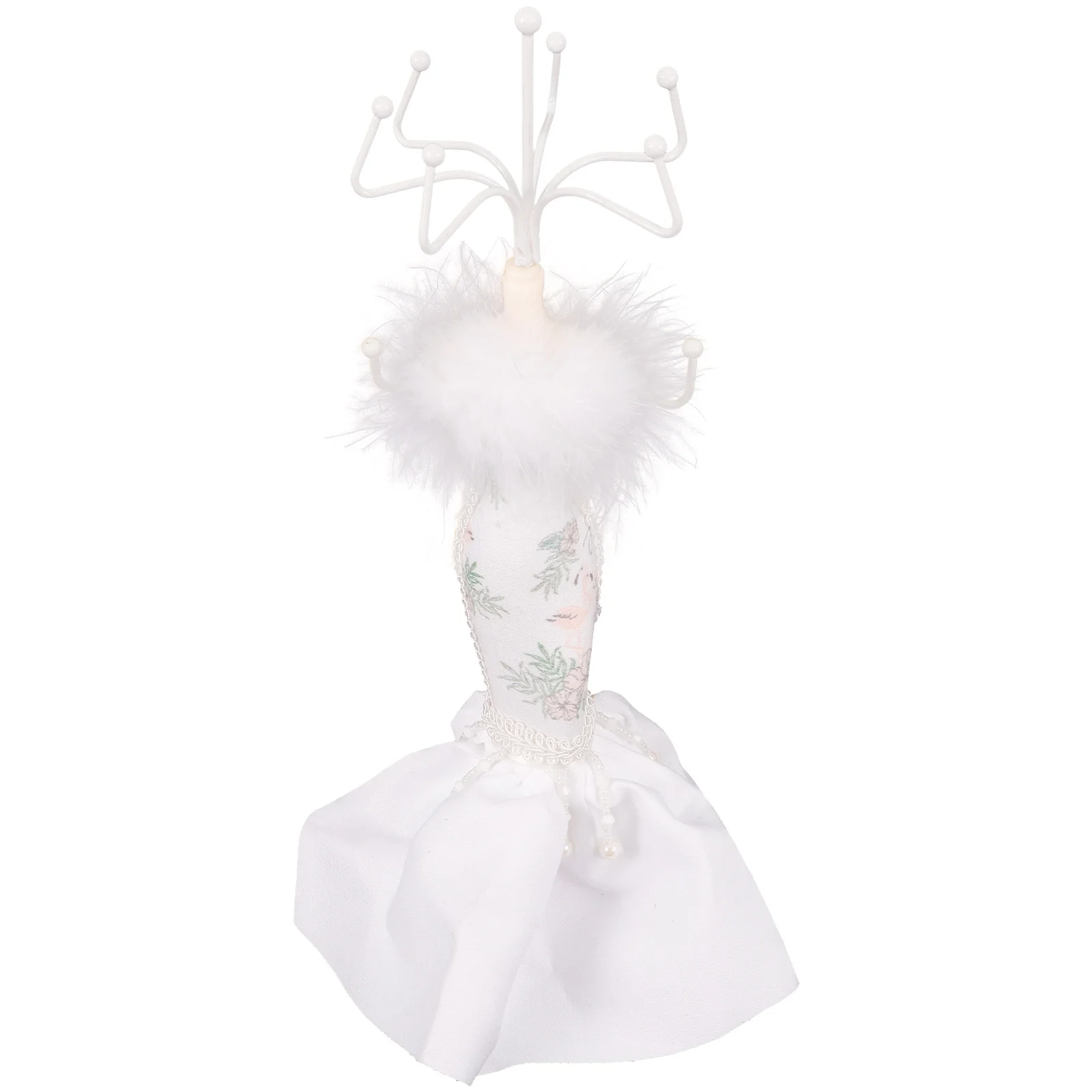 Jewelry Stand Necklace Holder Elegant Display Rack for Bedroom Bathroom Jewelry Organizer and Display Rack Necklace Holder