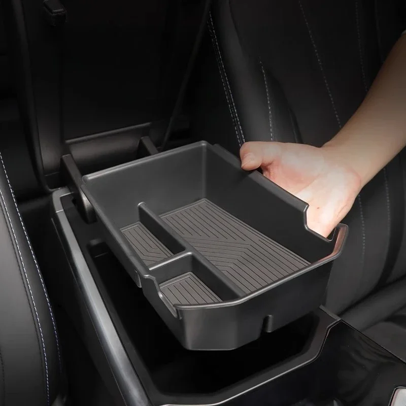 For ​​Geely Preface 2021-2025 Center Console Storage Box Organizer Armrest Compartment Tray Insert for Interior Accessories​​