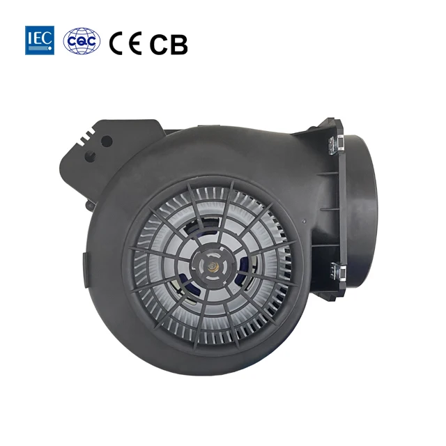 Kipas Blower Sentrifugal Plastik IP55 230v 146mm 115W dengan Dua Inlet, Pemasangan di Atap, OEM, Dapat Disesuaikan