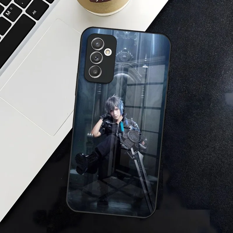 Final Fantasy Xv Ffxv Phone Case For Samsung S30 S21 S20 S23 S22 Fe S10 E S9 Note 20 10 Pro Ultra Plus 5G Glass