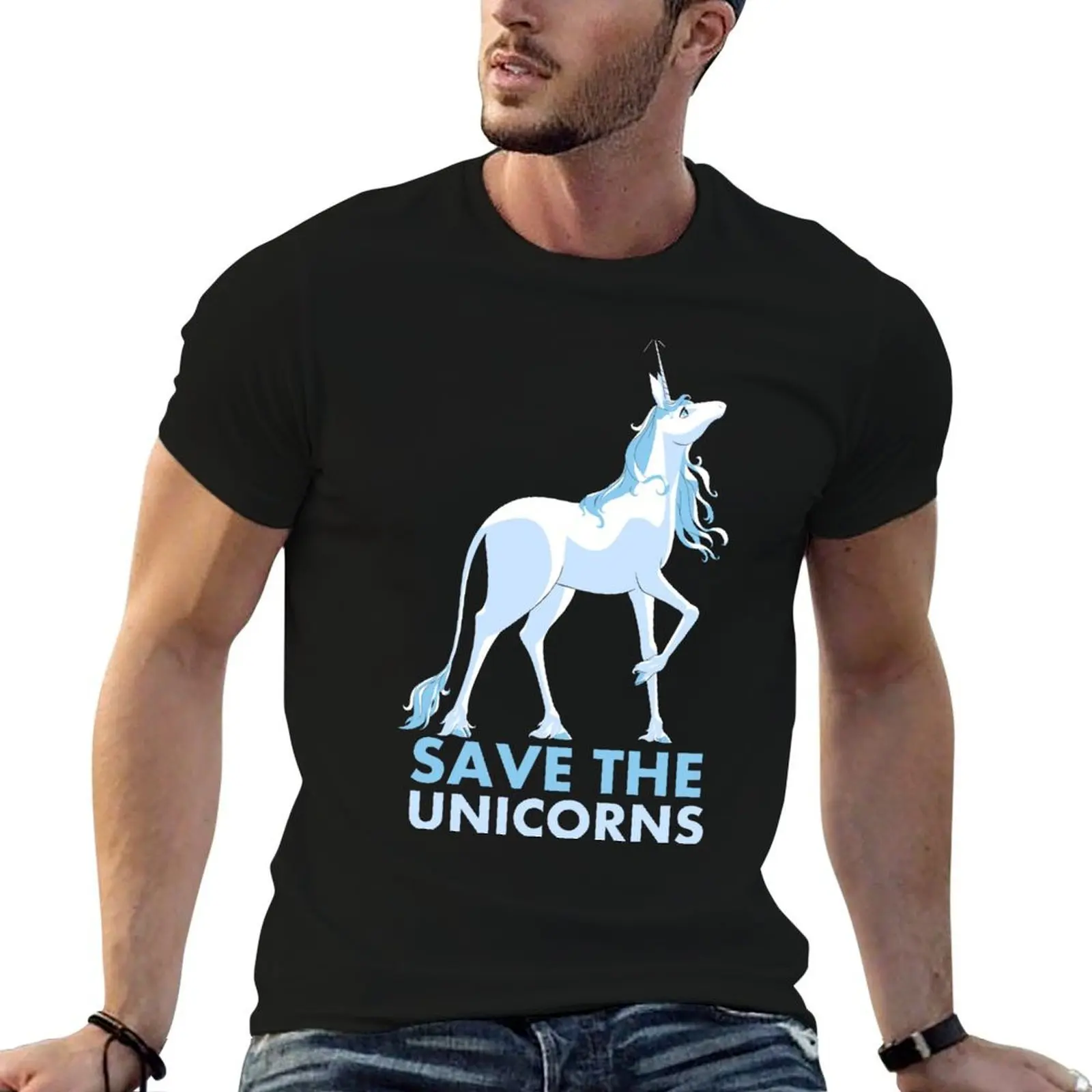Save the Unicorns T-Shirt oversized t shirt Man t-shirt mens t shirt graphic