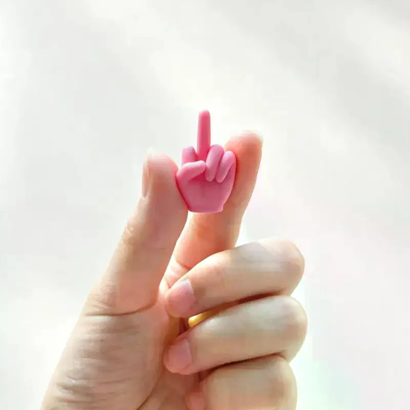 3D Printed Finger Gesture Statue Art Hand Figurine Sculpture Gesture Figure For Desktop Home Decoration 10/20pcs