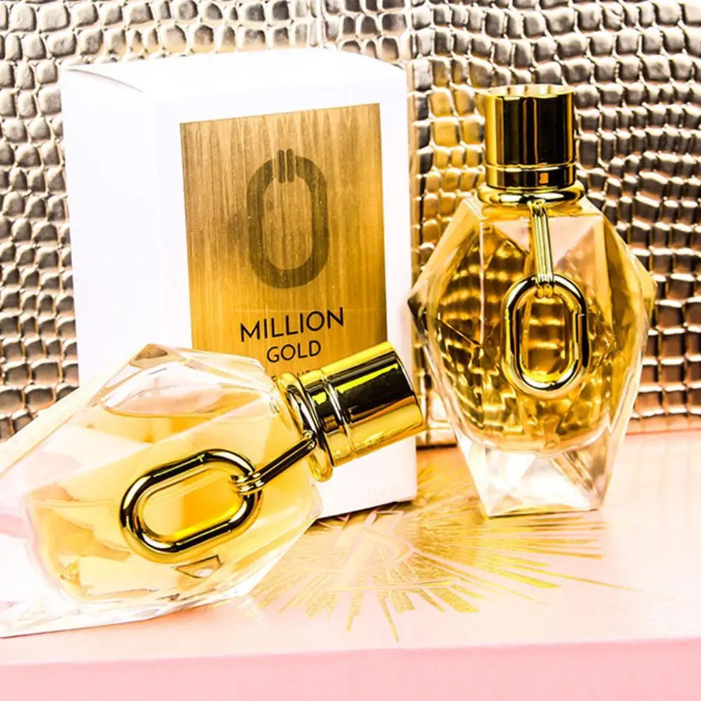 Millones de oro para mujeres EDP | Perfume floral oriental de larga duración con rosa, parches y oud | Fragancia de lujo Woody