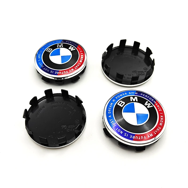 4X BMW Nabendeckel 55MM 36136850834 Radkappepn