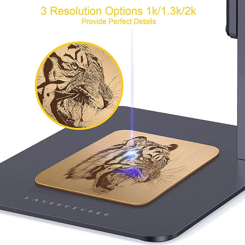 LASERPECKER Handheld Laser Engraver Portable Powerful Laser Engraving Cutting Machine With 5W Bluetooth  CNC DIY SuperFast LP2