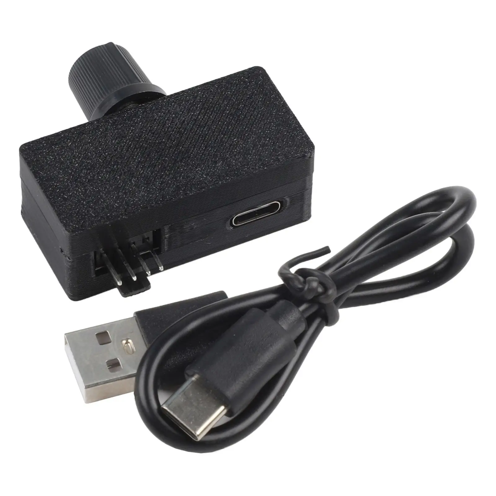 

Для перезаряжаемых батарей 45*18,5 мм, регулятор скорости вентилятора, контроллер охлаждения компьютера, конструкция из АБС-пластика