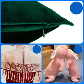 5 ks vícebarevných neviditelných zipů o šířce 3#18-60cm, nylonových, vhodných na zavazadla, látkové tašky, boty a klobouky, skrytý zip 10 nejlepší prodej zip na zavazadla - №2