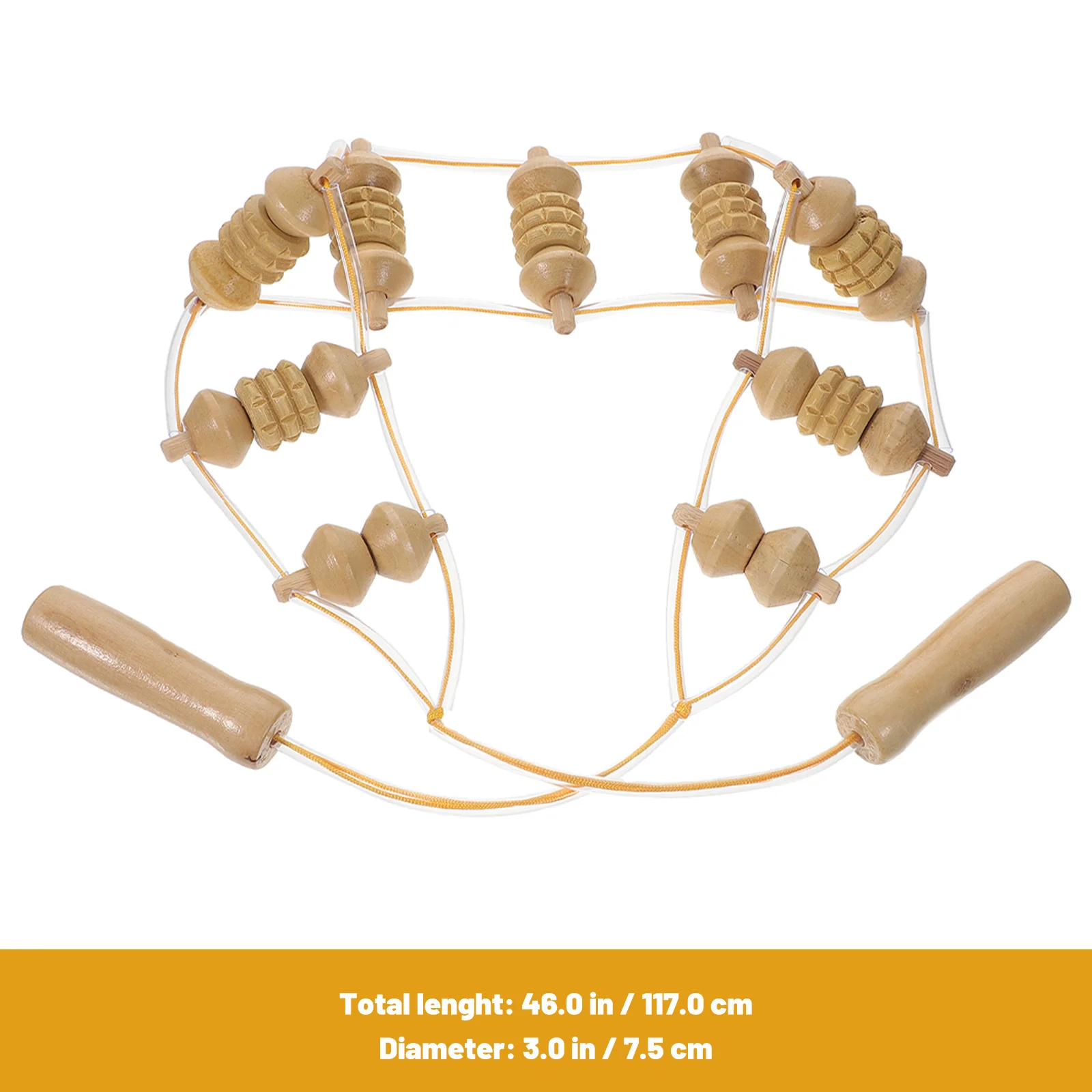 Rouleau de Massage en bois pour muscles, couleur mixte, corps, cou, jambes, dos, outil de Fitness, soulagement de la douleur musculaire, thérapie des points de déclenchement