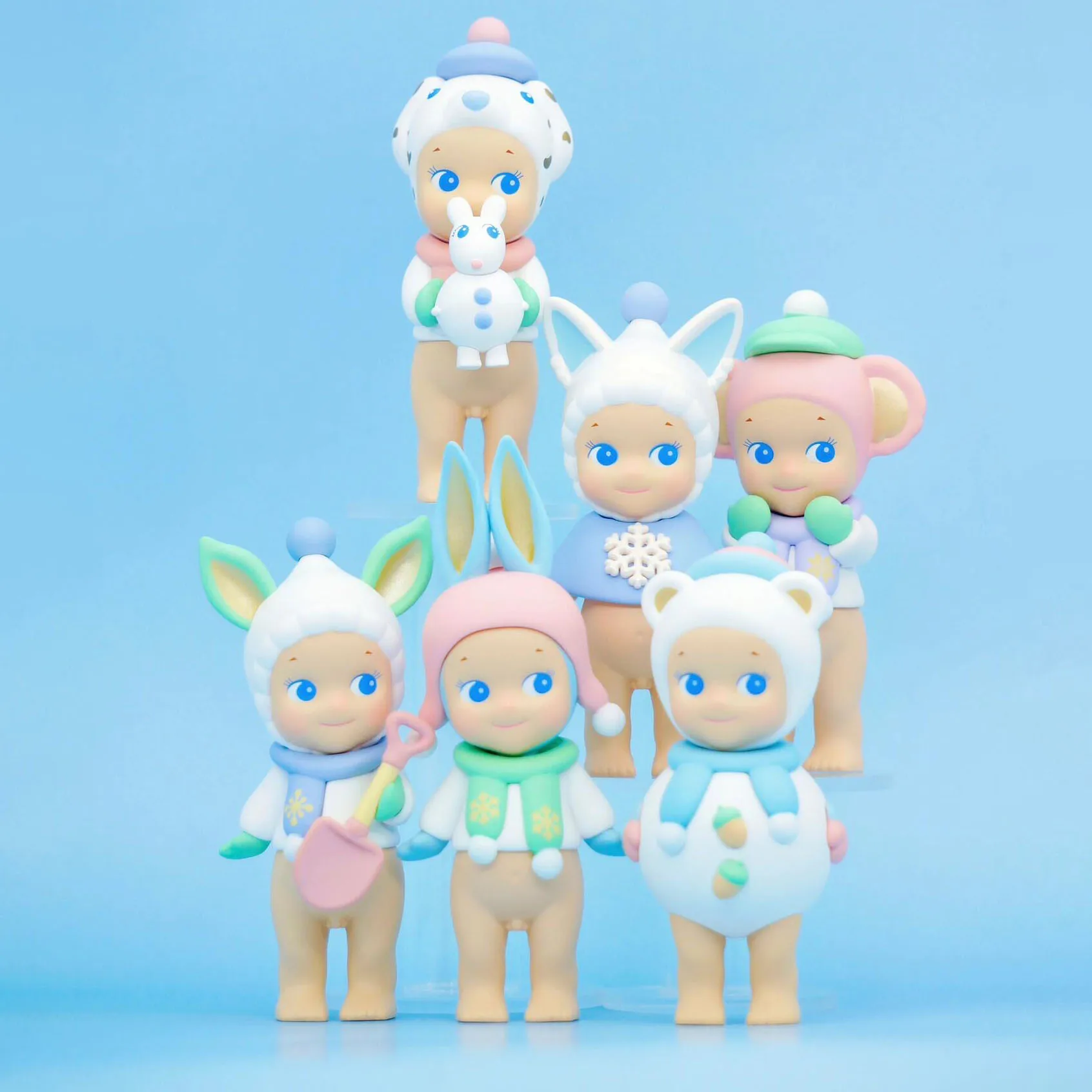 Sonny Angel Blind Box Toys Winter Wonderland Series Anime Action Figures Ornaments Dolls Fans Girls Children's Christmas Gift