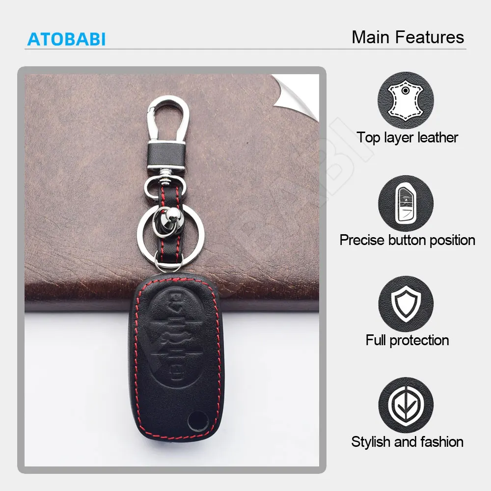 Leather Car Key Case Remote Key Cover Protector For Audi A3 A4 A6 A5 A7 A8 TT Q3 Q5 Q7 Q8 Allroad Cabriolet Quattro Accessories