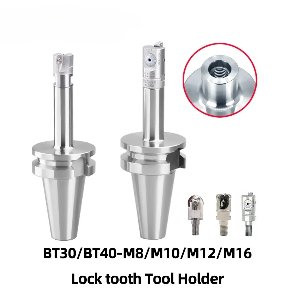 

BT30 BT40 M6 M8 M10 M12 M16 Anti-vibration Lock Tooth Handle Replaceable Lock Tooth Cutter Head Shock-proof Tool Holder Boring
