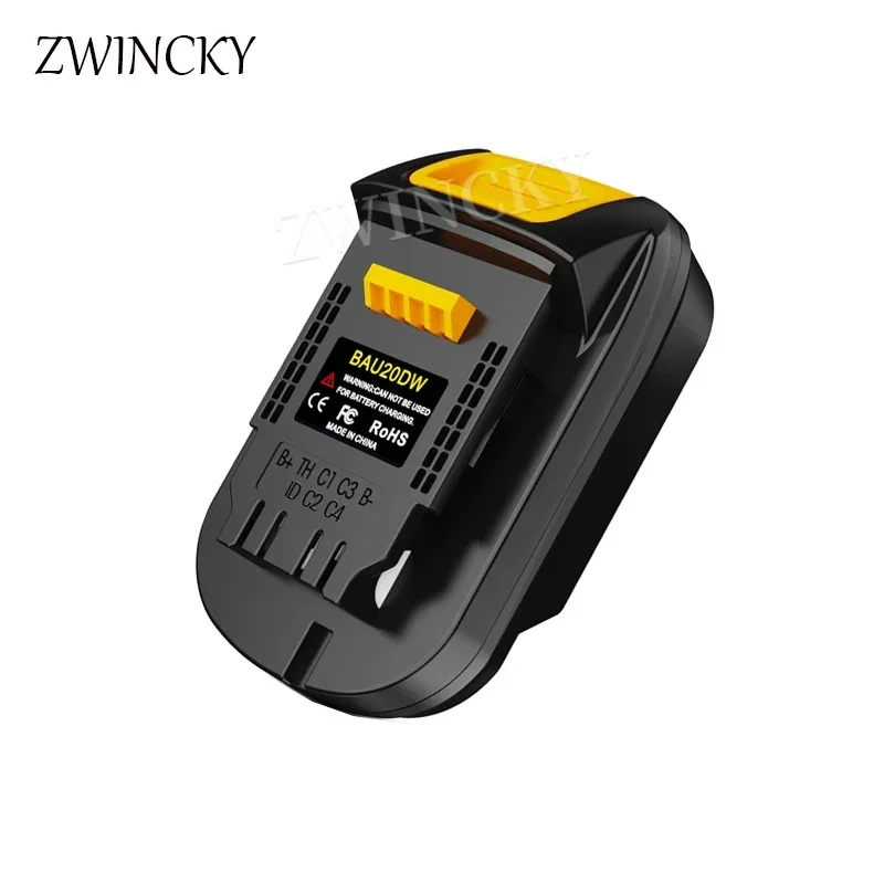 Adapter for Bauer 20V Li-ion Battery Convert to for Dewalt 20V MAX Battery Use for Dewalt 20V 60V Battery Cordless Power Tools