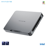 Khadas Mind 2 Mini PC Intel® Core™ Ultra 7 155H Processor Desktop Computer with Thunderbolt 4&USB4(40Gbps)/Wi-Fi 6E/BT5.3/8K60Hz