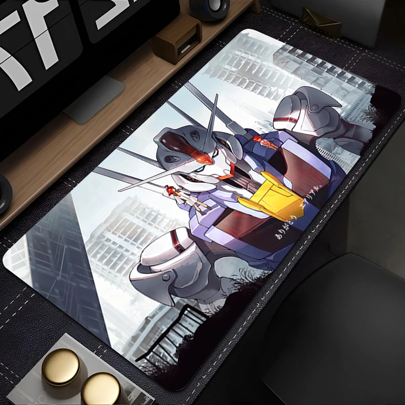 

Mouse Pad Mechanical Warrior Gundam Aerial Computer Gamer Rubber Non Slip PC Accessories Mousepad Desk Mat Laptop Keyboard Pad