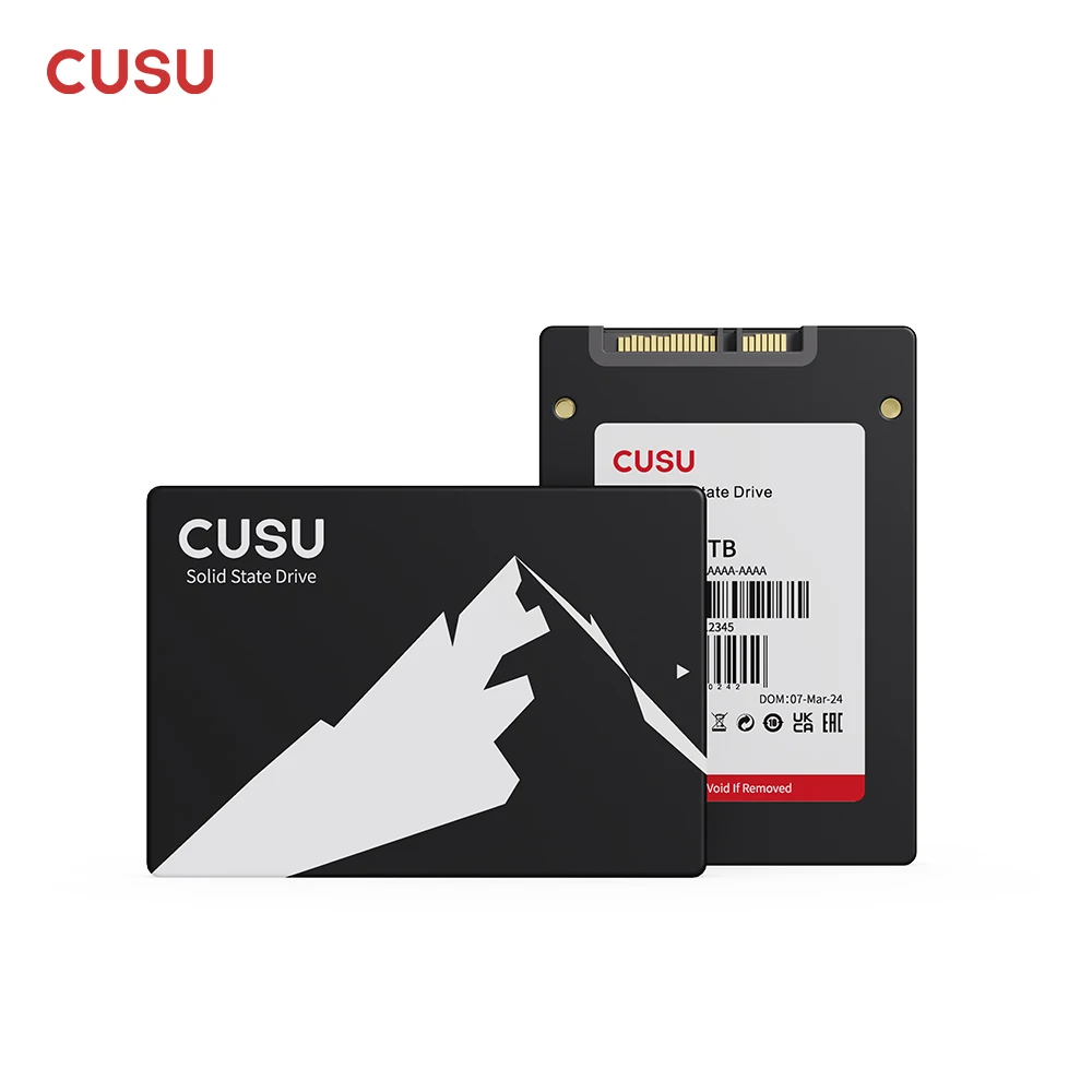 

CUSU SSD 1TB Hard Drive SSD SATA 2.5'' SATA3 Solid State Disk for PC Desktop Laptop