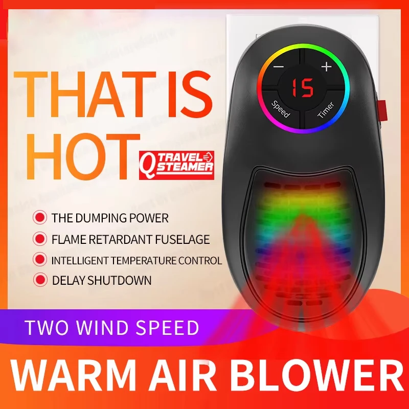 

Smart Desktop PTC Ceramic Heater With Intelligent Remote Control Portable Fast Heating Electric Heater For Personal Space