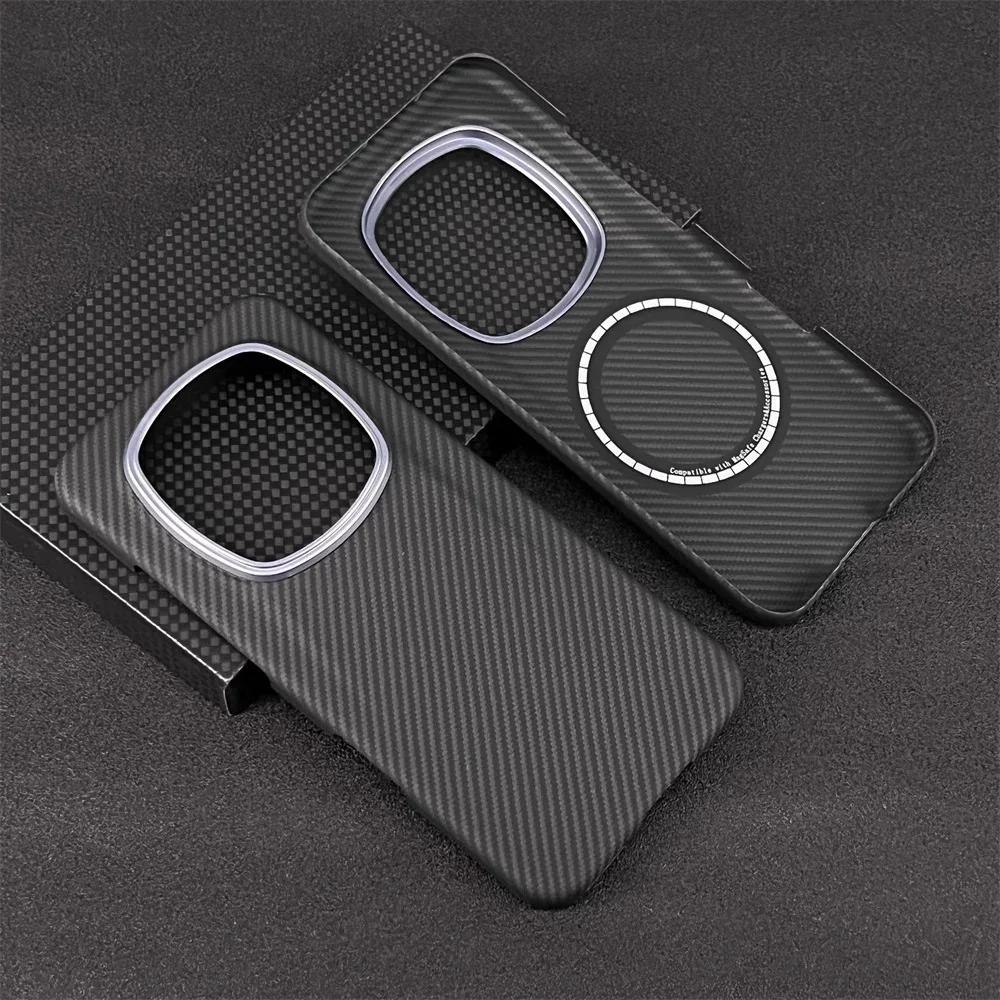 for Honor Magic 8 RSR Magnetic Case Aramid Carbon Fiber Cover Ultra-Thin Lightweight Armor Protective Cover With Magsafe