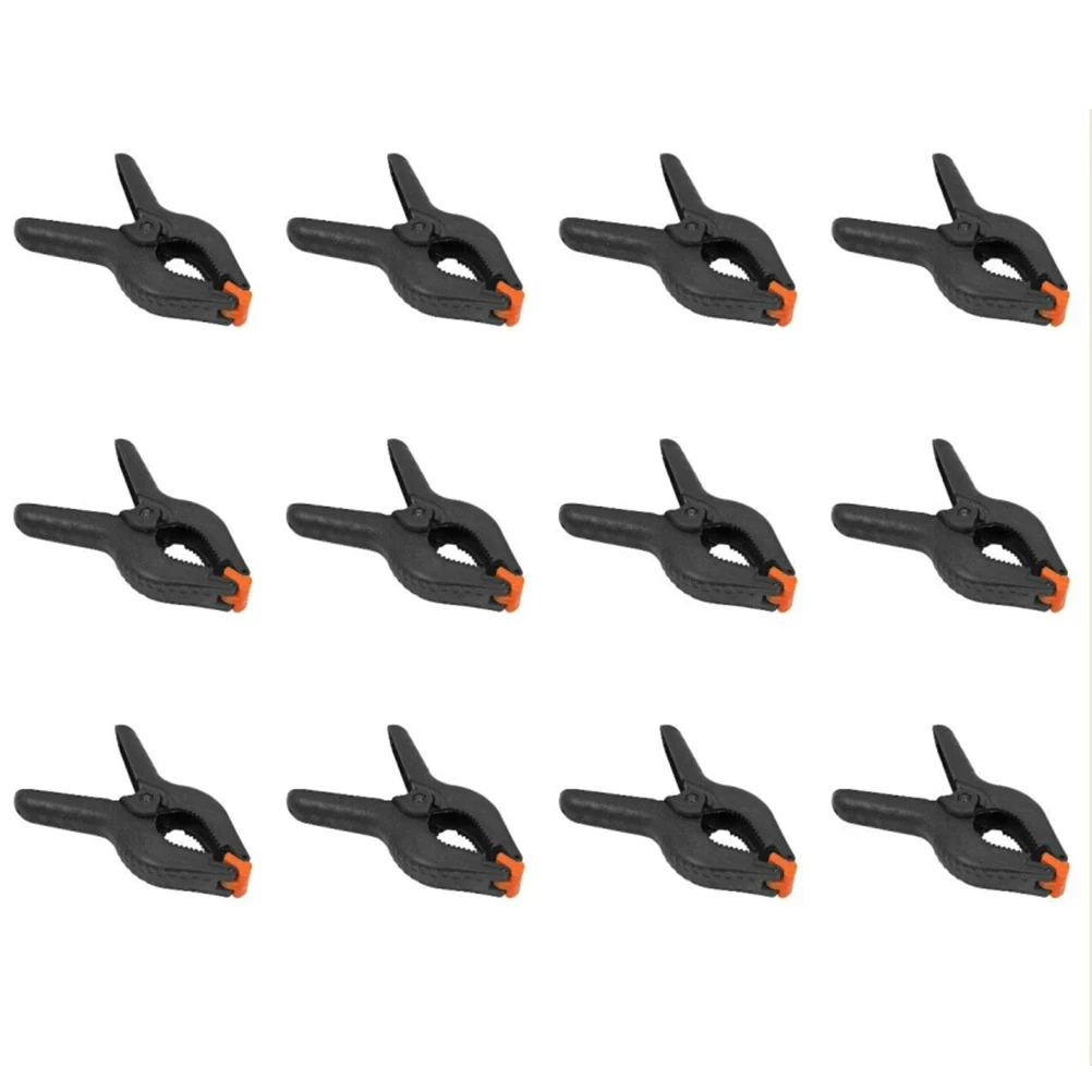 

12/20pcs 2inch Spring Clamps Heavy Duty Plastic For Background Muslin Canvas Paper Chromakey Screen Clip Photo Studio Carpenter