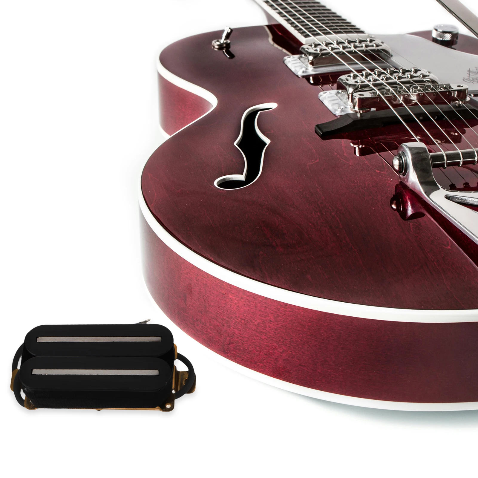 Przetworniki do gitary elektrycznej Dual Rail Humbucker High Power Output Black Neck N Single Coil Switchable ST Styles