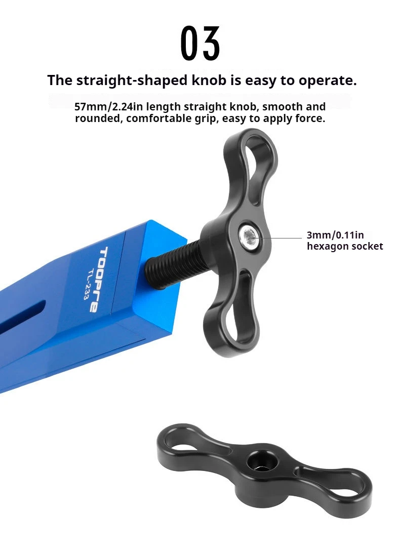 TOOPRE Mountainbike Öl Scheibe Kolben Reset Werkzeug Rennrad Bremssattel Hydraulische Klemme Reset – Detail 6