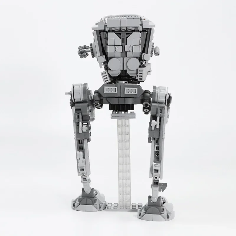 Clássico estrela filme acessórios AT-ST frango walker blocos de construção MOC-14608 guerra espacial arma blindada montagem modelo crianças brinquedo