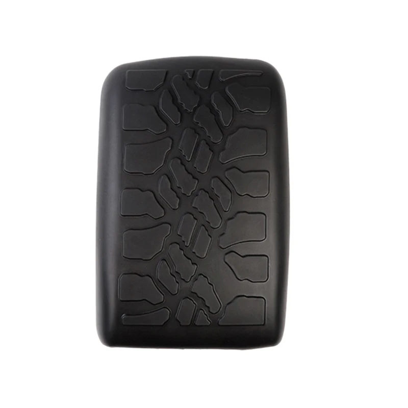 Tire Tread Armpad Center Console Cover Rubber Armrest Cover for Jeep Wrangler JL 2018+