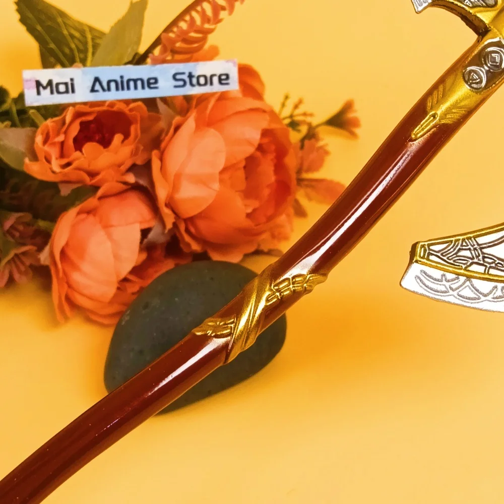 7.1inch God of War 4 Katana Axe Metal Anime Kratos Athena Ghost Leviathan Sword Real Size Katana Chaos Sabre Unsharp Toy Gift